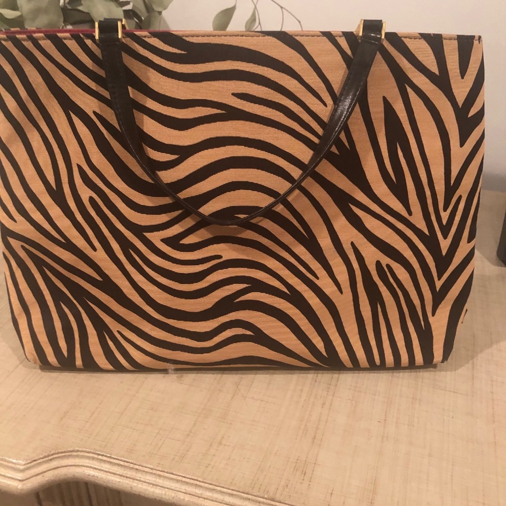 Kate Spade Animal Print Tote Bag